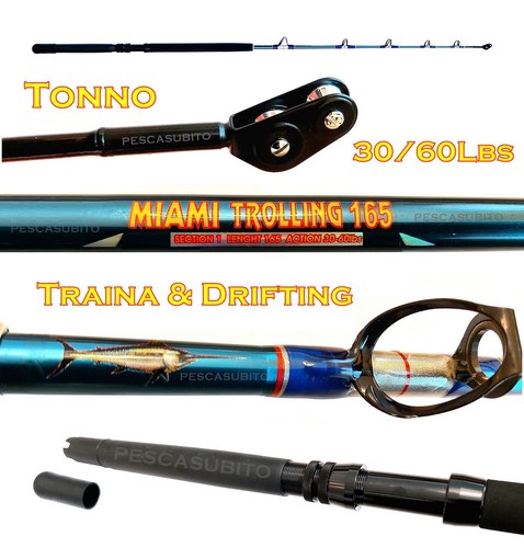 Canna pesca drifting - canna, tonno