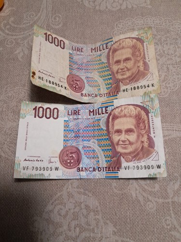 Mille lire montessori - lire,