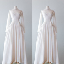 Abiti da sposa vintage maniche