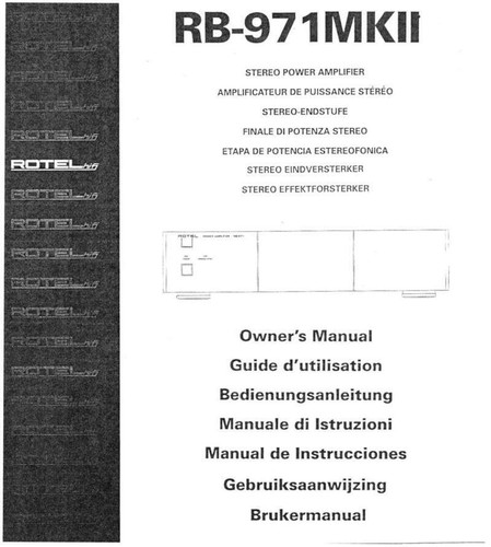 Rotel 971mk2 amplificatore - rotel,