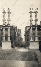 UDINE Statue vittoria alata  Campanile duomo RARA Foto cartolina