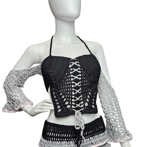 Top corsetto fatto mano - a,