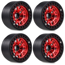 4Pezzi 1.9 Cerchio  Ruota Beadlock nel Metallo per 1/10 Rc Crawler  Sc5961