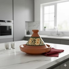 Tajine M 22 cm in Terracotta