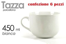Set 6 Pezzi Tazza Porcellana