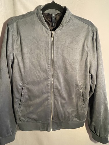Bomber zara uomo blu ecopelle - zara,