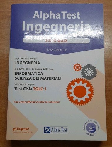 Alpha test ingegneria - alpha, 3800