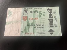 Torino-Cesena biglietto/ticket