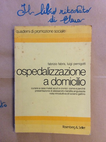 Ospedalizzazione domicilio - ospedalizzazione, a