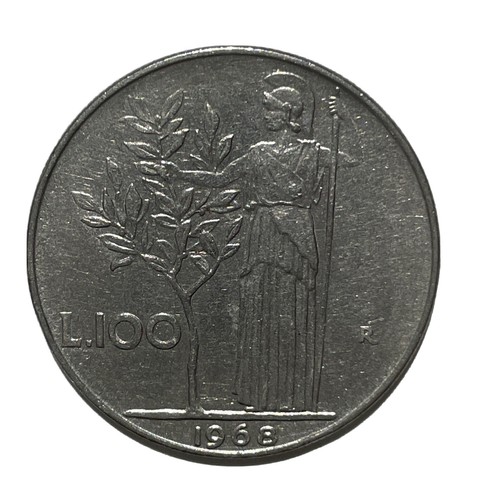 100 lire 1968 repubblica - 100,