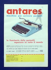 A565-Advertising Pubblicità-1960-ANTARES - MACCHINE PER SCRIVERE PORTATILI