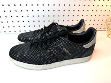 Adidas Originals Gazelle scamosciate argento borchie pois donna taglia 9 limitata