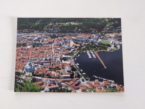 Cartolina como brunate lago - da,