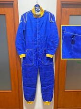 Vintage TUTA SPARCO FMK‑FIA 2002/076 – Taglia 54 – Blu con inserti gialli