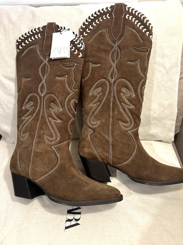 Stivali cowboy zara - stivali,