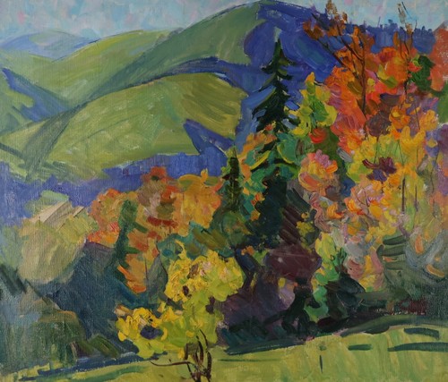 Original vintage oil painting - oil,