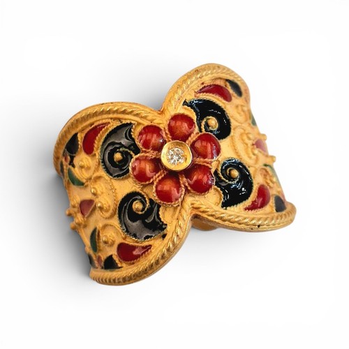 Anello vintage oro giallo - in,