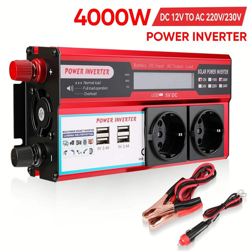 Inverter 12v 220v 4000w remoto - inverter,