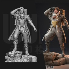 Avventuriero maschio in resina