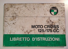 LIBRETTO USO E MANUTENZIONE PUCH MOTO CROSS 125 e 175 cc  ORIGINALE DELL'EPOCA ,