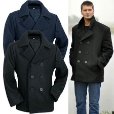 US Navy Pea Coat XS-5XL cappotto marino lana cappotto invernale cappotto corto Caban Colani