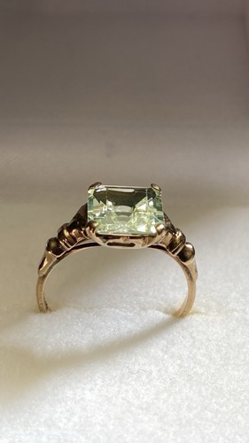 Antico anello oro giallo - antico, 10k