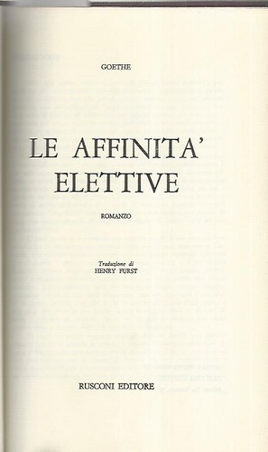 Affinità elettive - le,