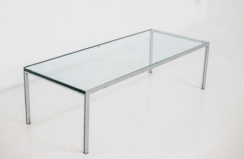Tavolino metallo piano - metallo,