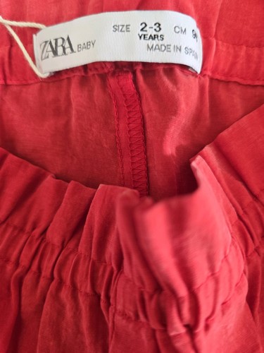 Pantaloncini estivi rossi zara - rossi,