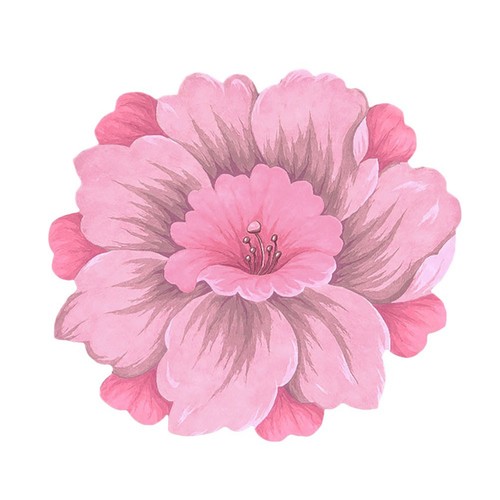 Squisita coperta tappeto fiori - coperta,
