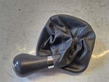 58C Mercedes W203 Cuffia Pomello Del Cambio Pelle 6-Gang Nero Classic