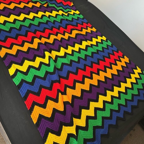 Coperta all uncinetto fatta - all'uncinetto,