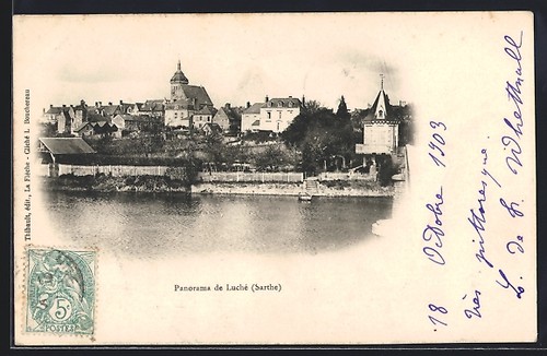 Cpa luché vue générale de - cpa, luché,