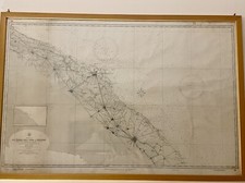 Carta Nautica Salento 1958