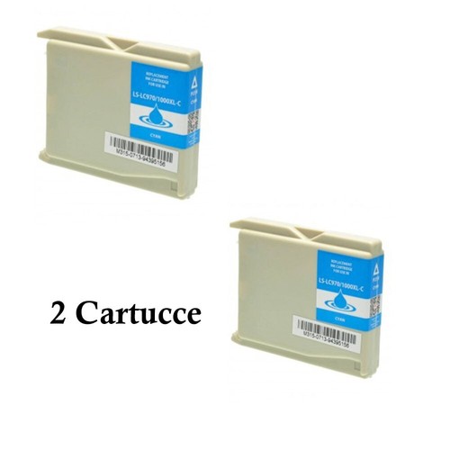 Cartuccia lc1000 lc970xl - lc1000/lc970xl, ciano