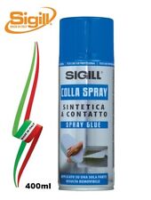 COLLA SPRAY SINTETICA A CONTATTO MULTIUSO 400 ml " SIGILL " MADE IN ITALY