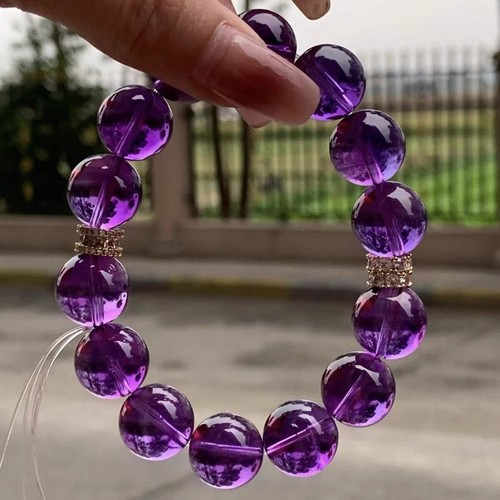 Bracciale 14mm ametista - 14mm,
