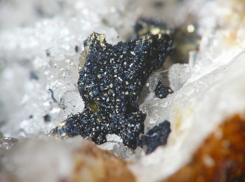 Rare minerals covellite - rare,