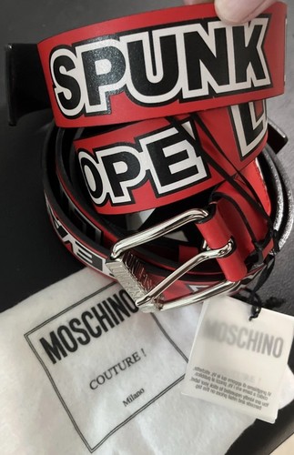 Nwt moschino men leather - nwt,