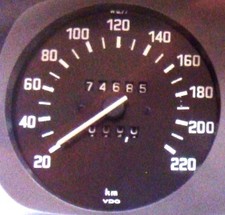 Tachimetro contachilometri BMW serie E3 - modelli 2800 3.0S 3.0SI 3.3L 3.3Li 