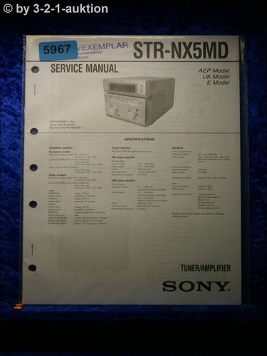 Sony service manual str - sony,