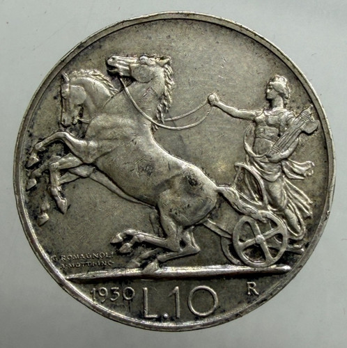 Lire biga 1930 - lire, perizia