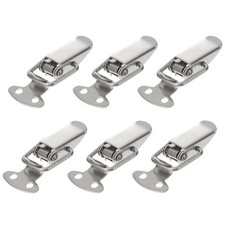  6 set di morsetti a levetta a levette a molla a levetta morsetti in acciaio
