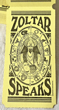 ZOLTAR Parla FORTUNA Teller Card Personaggi Unlimited Fortune Lucky #'s