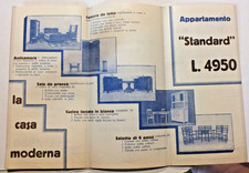 x414-DEPLIANT CHE PUBBLICIZZZA ILLUSTRANDOLO L'ARREDAMENTO TIPICO DEGLI ANNI '40