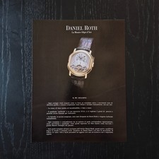1991 Daniel Roth - Original AD Advertising Pubblicità Vintage