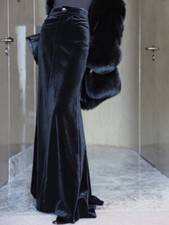 Gonna donna intera velluto