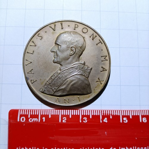 Medaglia papa paolo anno - medaglia,