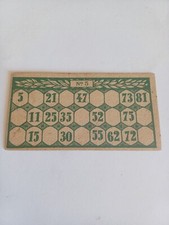 Antica cartella da tombola Spiga anni 40' - 50' n°5