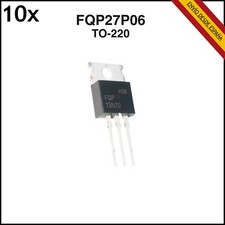 10x FQP27P06 FQP 27P06